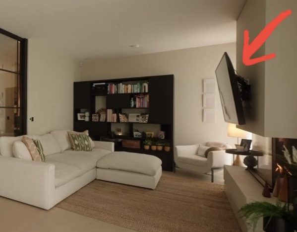 Wrong TV choice for wall mounting. TV setup on a home build