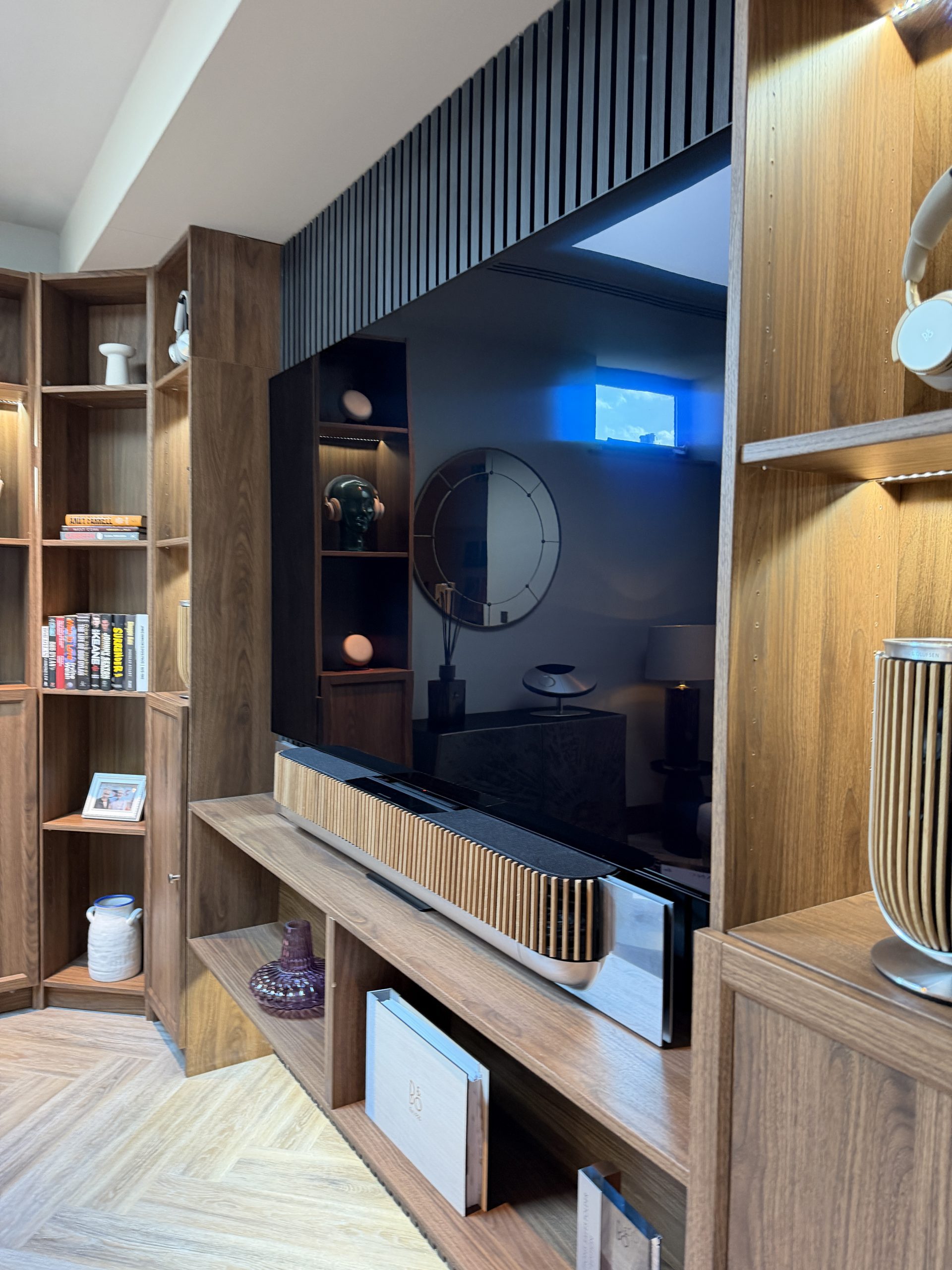 BeoVision theatre with BeoLab 8s